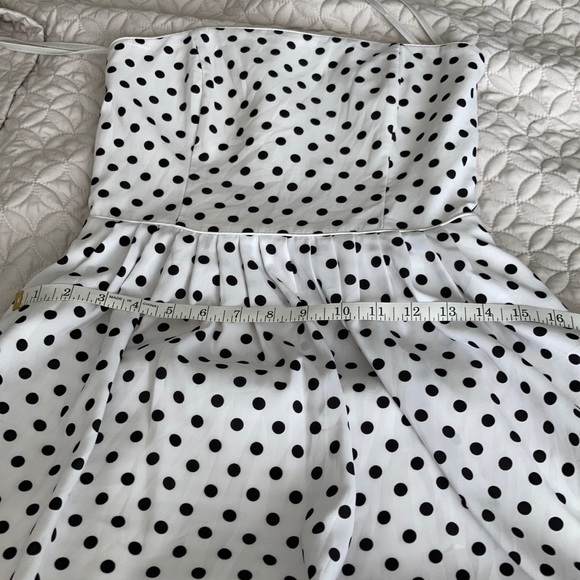 WHBM Convertible Polka Dot High Low Dress - Picture 8 of 15